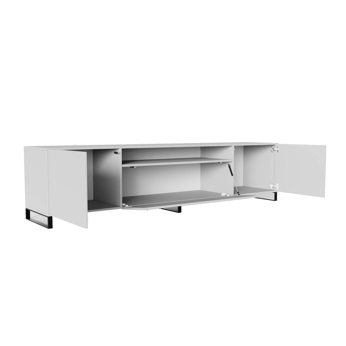 TV-SCHRANK LIO - Weiß, Holzwerkstoff (200/53/41cm) - Meblini