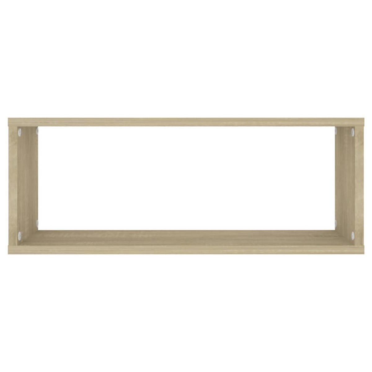 WANDREGALESET 6-tlg. 60/15/23 cm aus Holzwerkstoff Sonoma-Eiche Dekor - Sonoma Eiche, Holz (60/23/15cm) - vidaXL