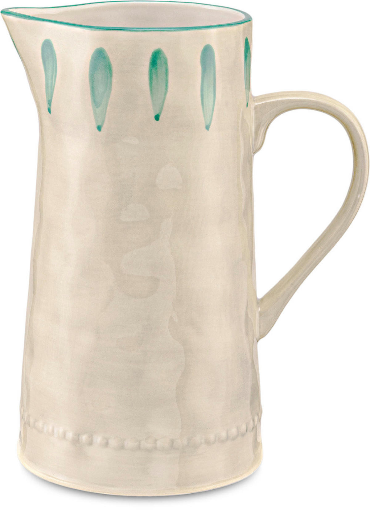 KARAFFE Domitilla Aqua Grün - Multicolor, Keramik (2L) - Rose & Tulipani