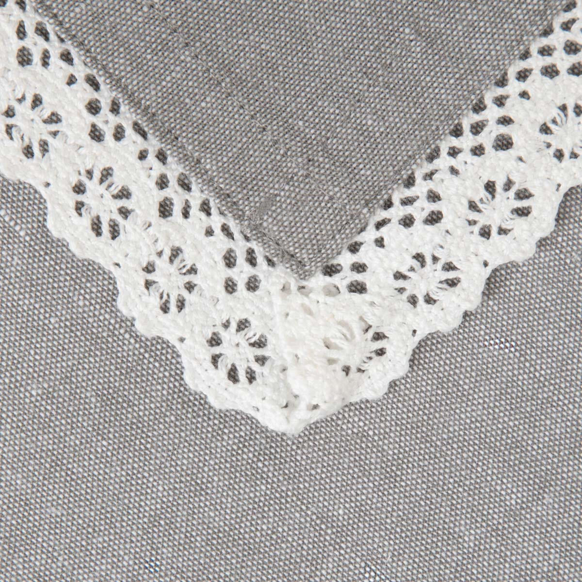 TISCHTUCH Asen grau 130/180 cm - Grau, Textil (130/180cm) - Homla