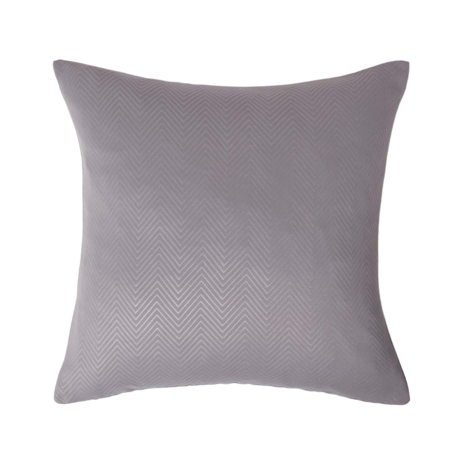 KISSENHÜLLE Fischgrät-Muster 45/45 cm - Grau, Textil (45/45cm) - Homescapes