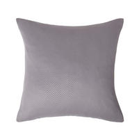 KISSENHÜLLE Fischgrät-Muster 45/45 cm - Grau, Textil (45/45cm) - Homescapes