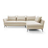 ECKSOFA Demisbal Cremeweiß mit Bettkasten - Creme, Textil (282/182cm) - Selsey