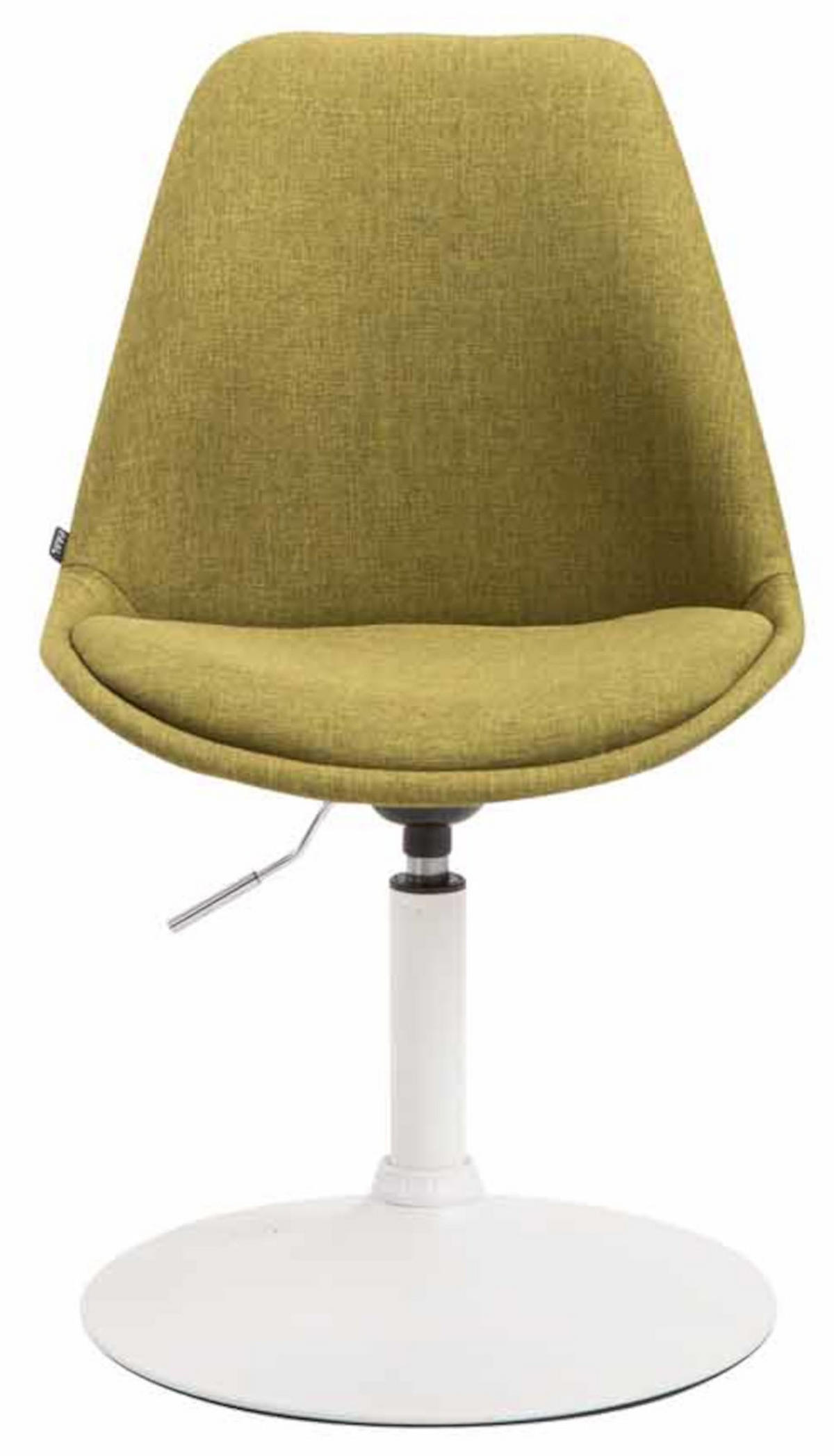 STUHL 4er Set Stoff grün - Weiß/Grün, Textil/Metall (48/76/57cm) - CLP