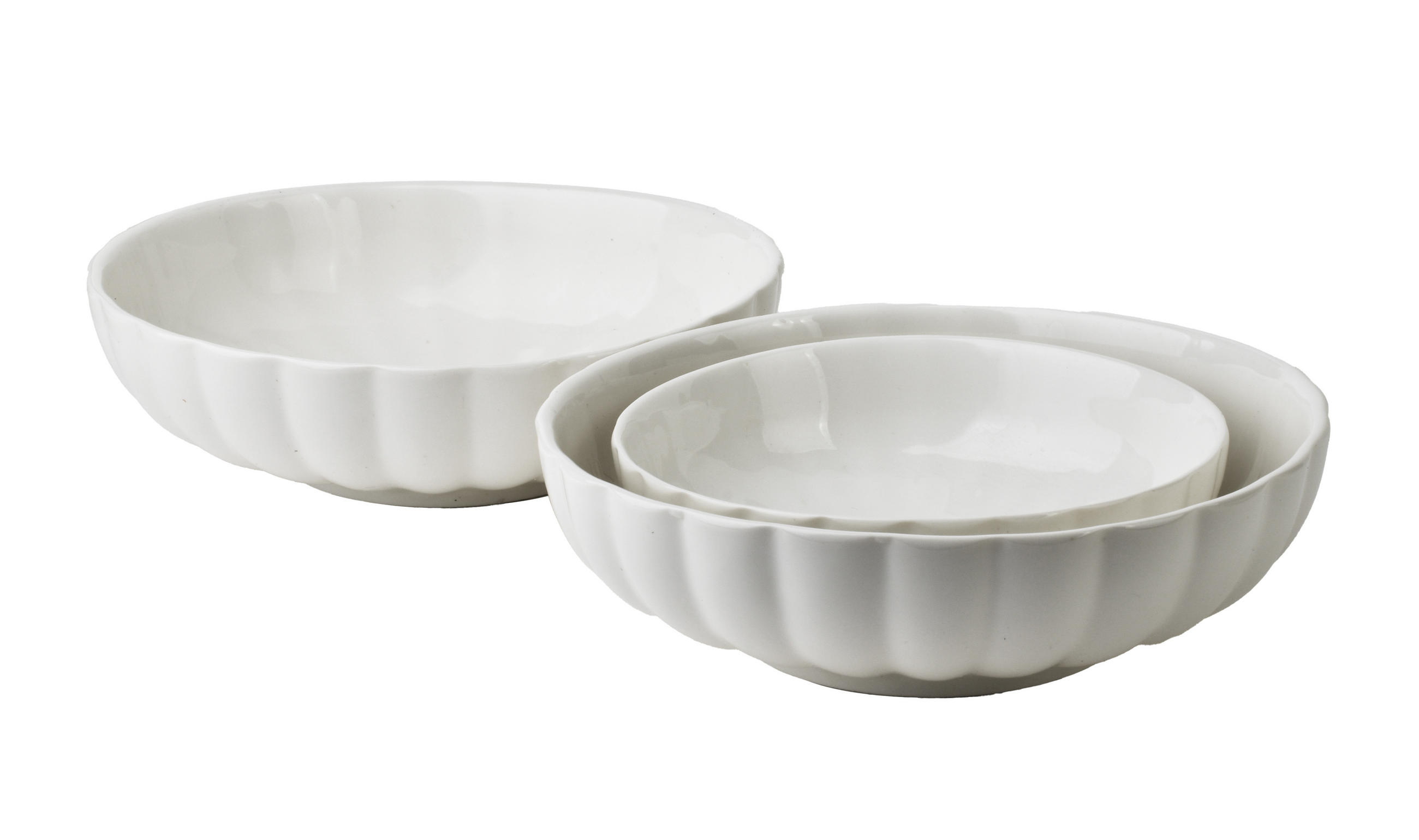 SCHALE Basic Weiß 22/22/7 cm Keramik - Weiß, Keramik (22/22/7cm) - Mondex