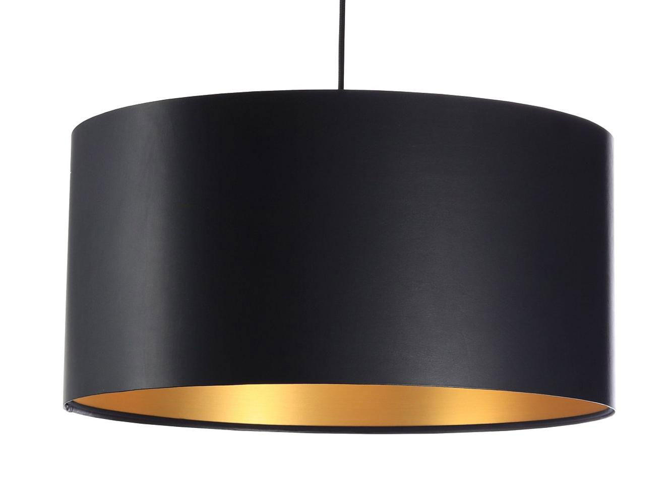 HÄNGELEUCHTE Gold 50/25 cm - Goldfarben/Schwarz, Kunststoff (50/0.8/25cm) - ONZENO