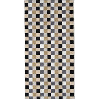 HANDTÜCHER LIFESTYLE KARO 7047 KIESEL - 37 - Grau, Textil (50/100cm) - Cawö