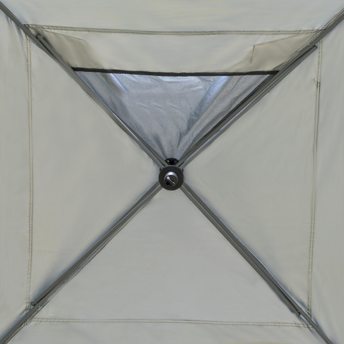 PAVILLON ca. 3x3m - Dunkelgrau, Kunststoff (295/264/295cm) - Outsunny