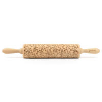 TEIGROLLE Spring Hearts, groß, 43 cm, Buchenholz - Braun, Holz (43cm) - Folkroll