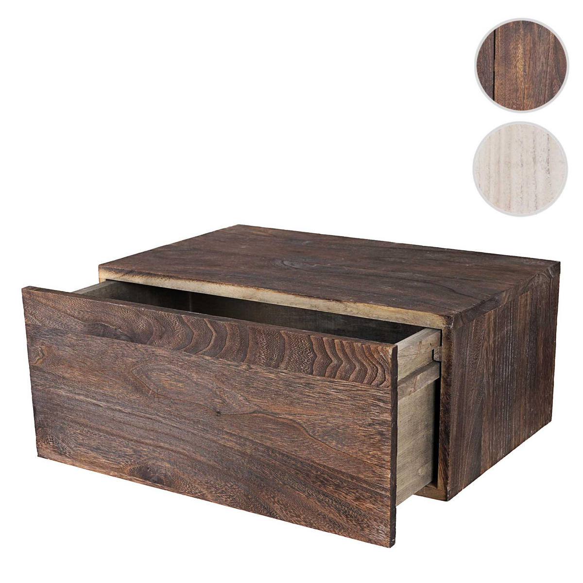 WANDREGAL Braun - Braun, Holz (46/21/30cm) - MCW