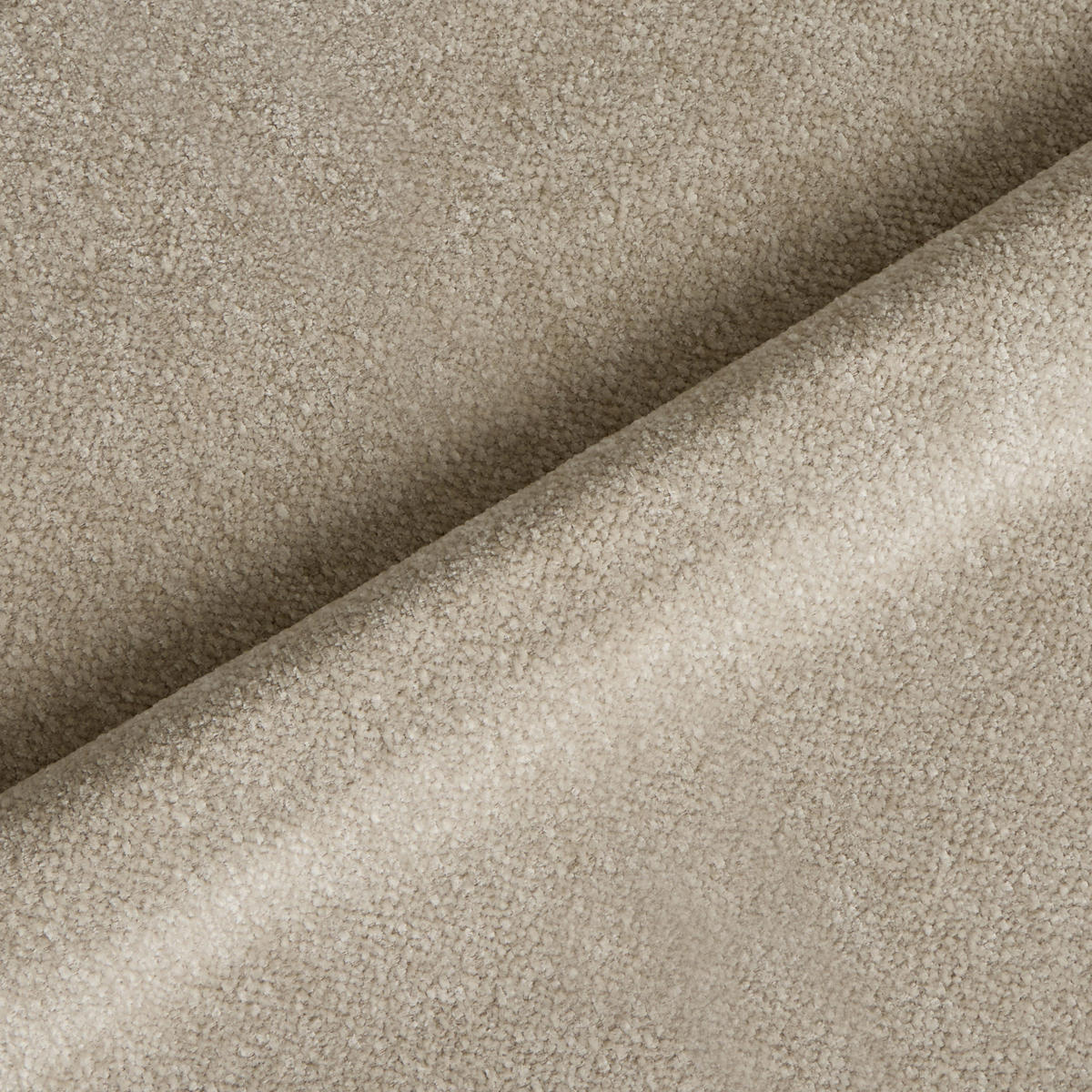 DREHSESSEL ABY Strukturierter Samt Beige 66cm - Beige, Textil (66/81/74cm) - Premium Interiors