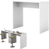 MEETINGPOINT groß MP120 65/120/108,3 cm in Grau, Hellgrau, Silber - Silberfarben/Grau, Holzwerkstoff (65/120/108.3cm) - bümö