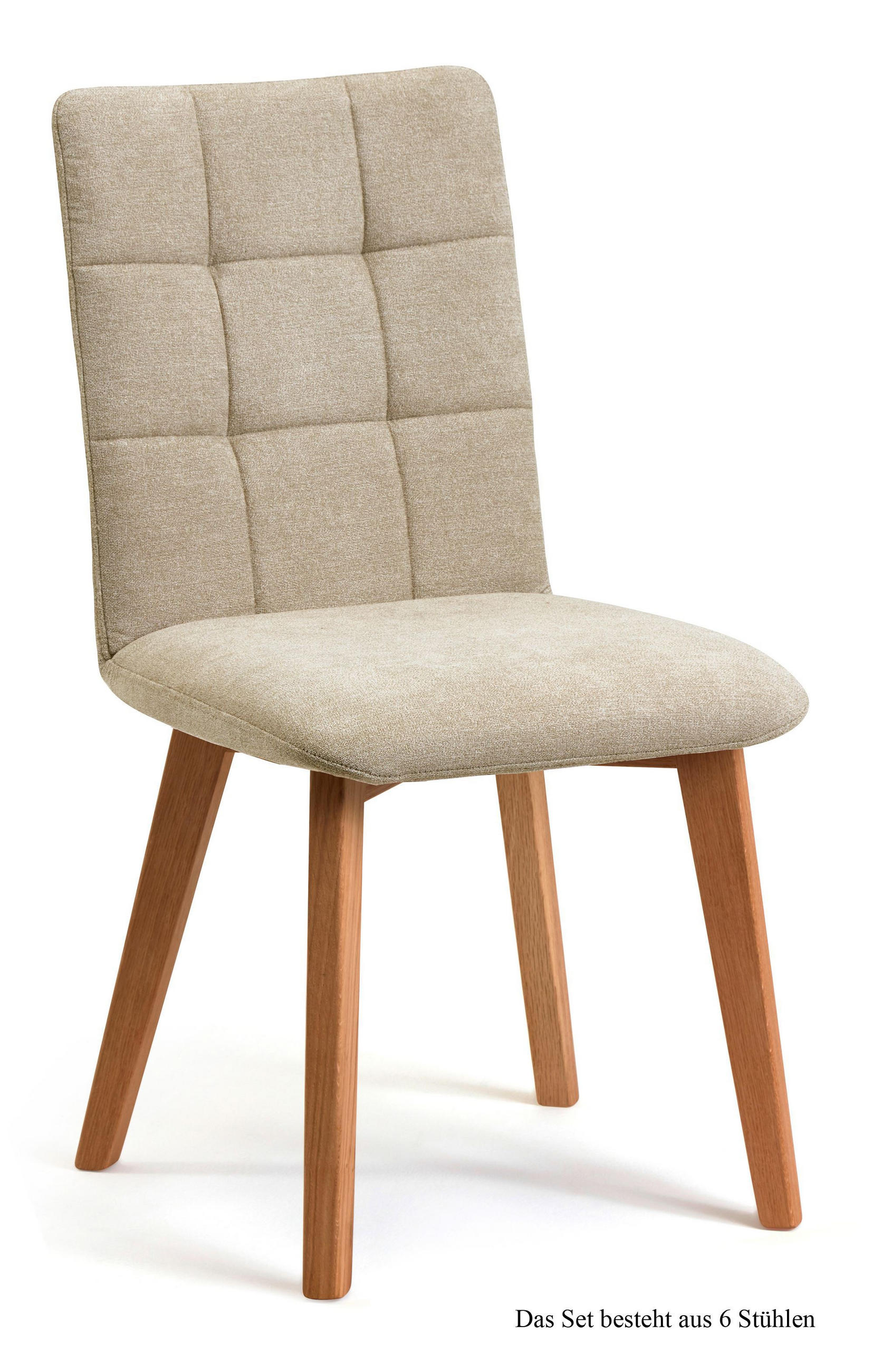 ESSZIMMERSTUHL (6er-Set) Dareen 47x91x60 Eiche geölt/Natur - Eichefarben/Naturfarben, Kunststoff (60/91/47cm) - 58aufmkessel
