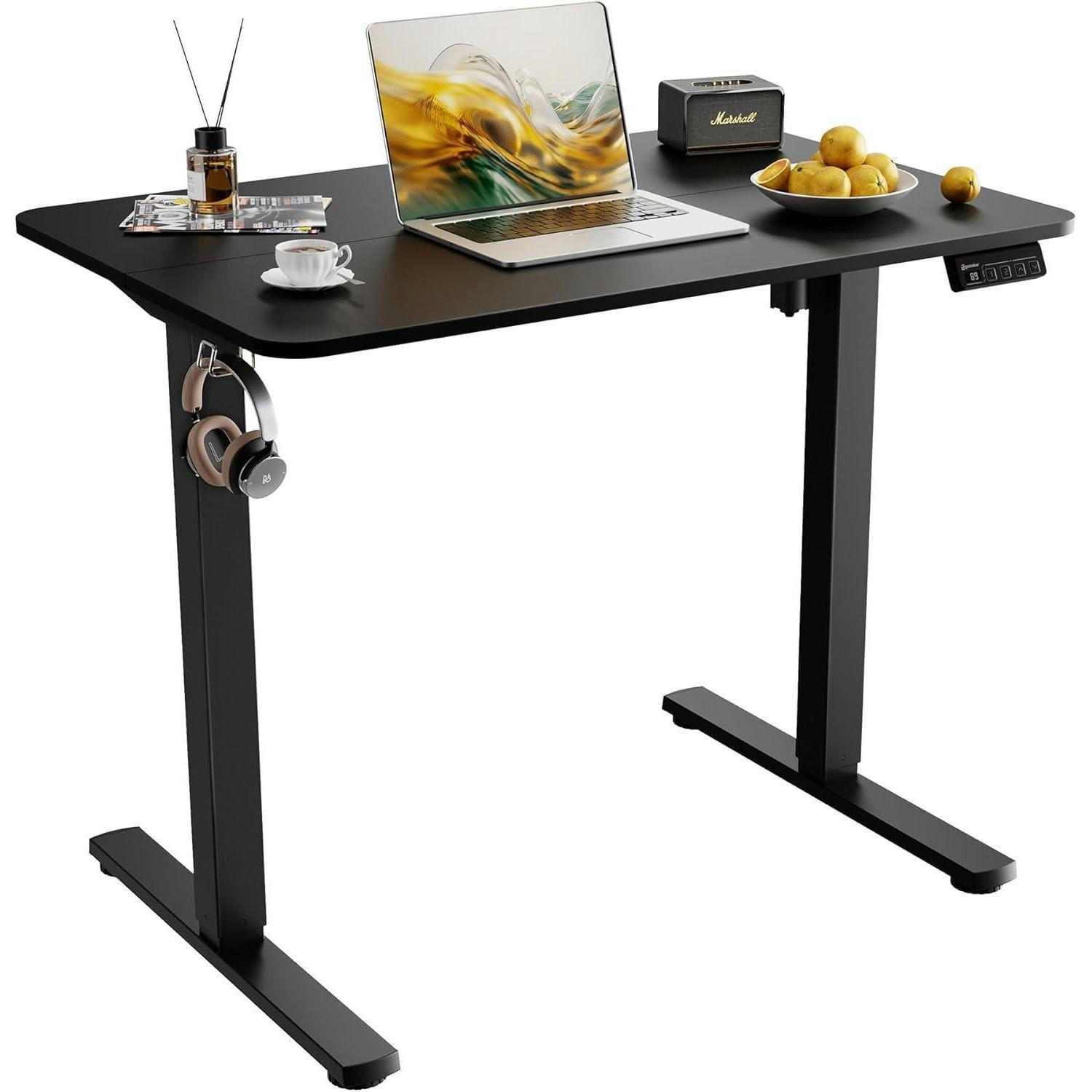 XXXLutz Schreibtisch Schwarz 60x118x90 cm