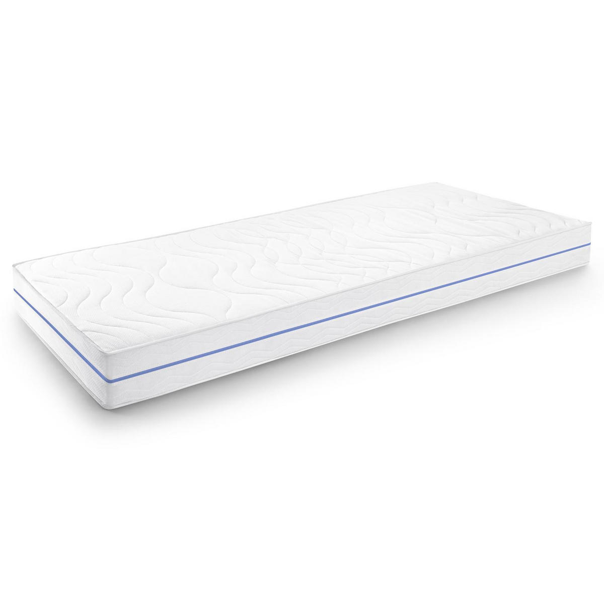 KALTSCHAUMMATRATZE Premium 100x200 cm - Weiß, Textil (100/200cm) - Supportho