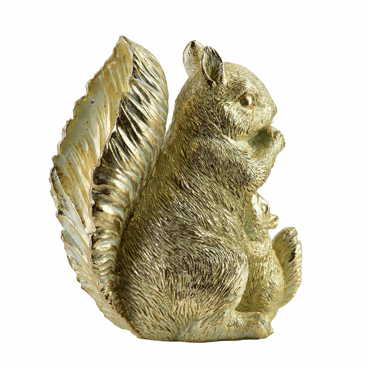 DEKOFIGUR Viver Gold 15x8x18 cm Keramik - Goldfarben, Keramik (8/18/15cm) - Mondex