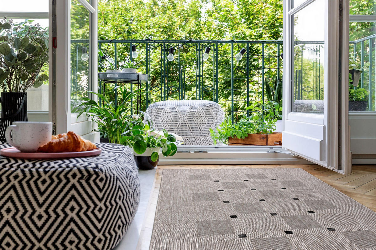 TEPPICH Floorlux 60/110 cm - Grau, Textil (60/110cm) - rugsX