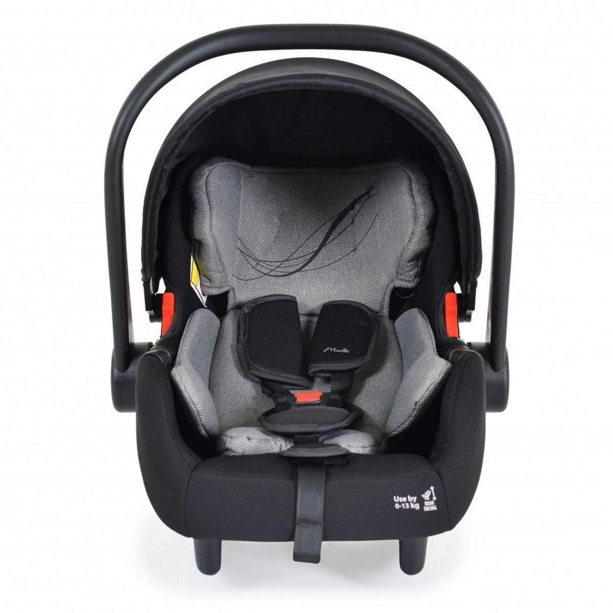 BABYSCHALE Set grau mit Isofixbasis Royal, i-Size (40 - 87cm) Gruppe 0+ - Grau, Kunststoff (33/73/42cm) - Moni