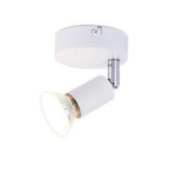 STRAHLER Flensburg 1-flammig 8/8/10 cm - Weiß, Metall (8/8/10cm) - Nettlife
