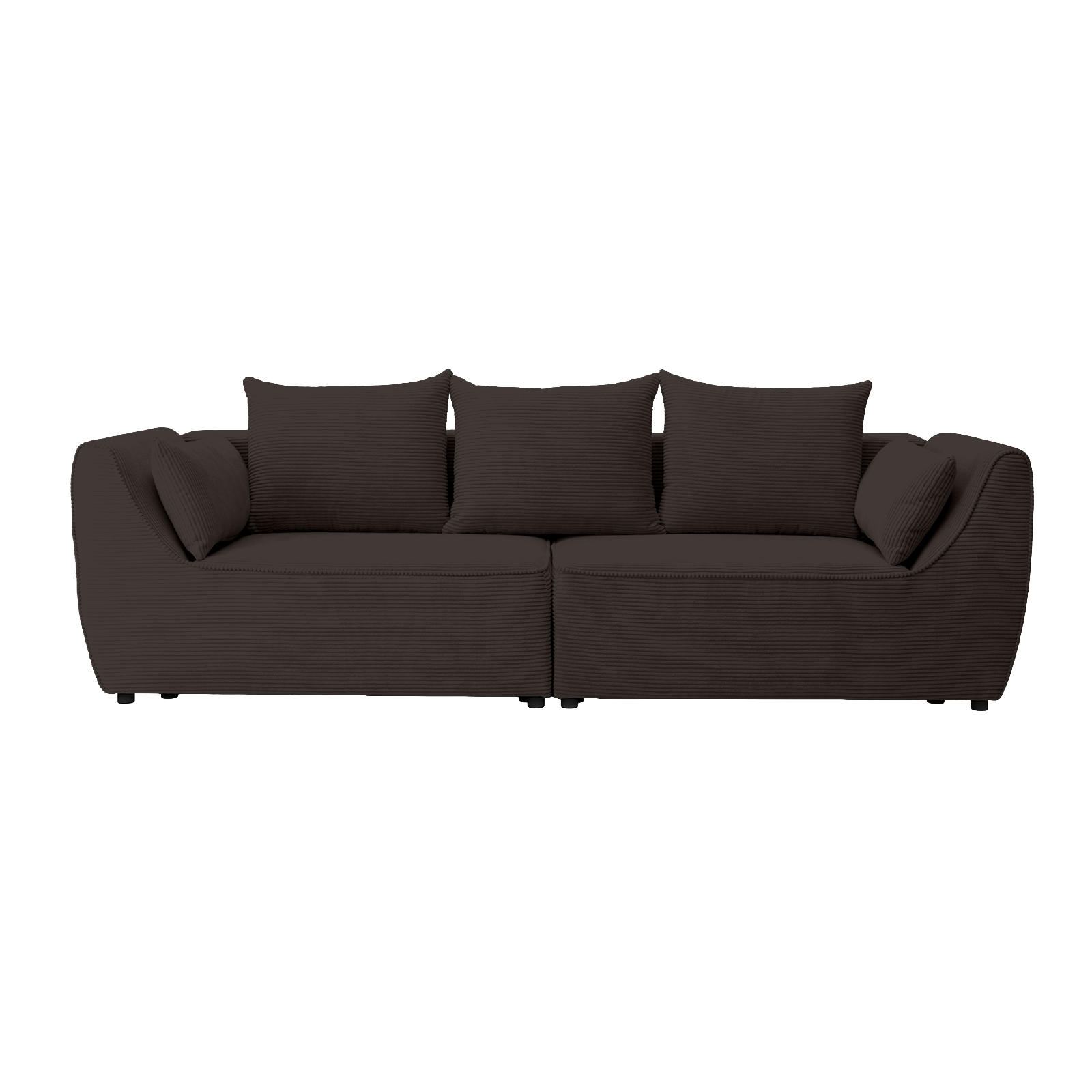 SOFA GRABO mit Schlaffunktion, Braun - Braun, Textil (260/75/145cm) - Fedve