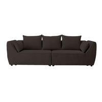 SOFA GRABO mit Schlaffunktion, Braun - Braun, Textil (260/75/145cm) - Fedve