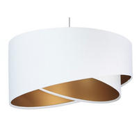 HÄNGELEUCHTE Gold 50/23 cm - Goldfarben, Kunststoff (50/1/23cm) - ONZENO