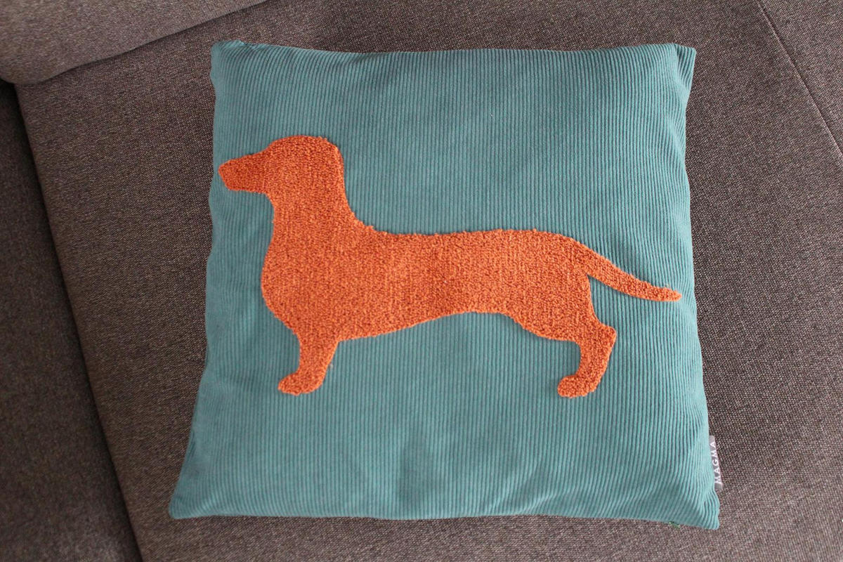KISSENHÜLLE Pixie - Petrol, Textil (45/45cm) - Magma Heimtexx