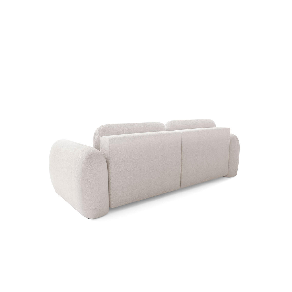 ECKSOFA Livio 3 Sitzplätze Weiß - Weiß, Holz (270/165cm) - Petits-meubles