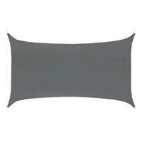 SONNENSEGEL Rechteckig 2x4m - Dunkelgrau, Textil (400/200cm) - SVITA