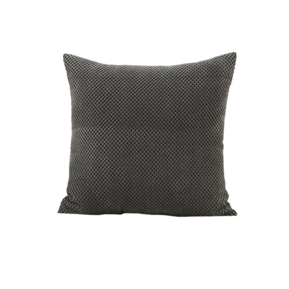 KISSENHÜLLE Polyester 45*45cm,2 Artikel - Dunkelgrau, Textil (45/45cm)