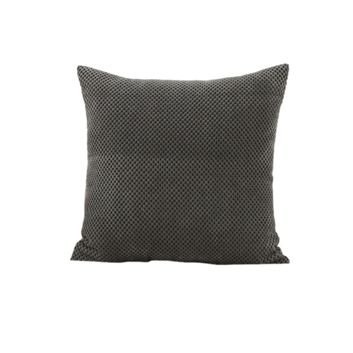 KISSENHÜLLE Polyester 45*45cm,2 Artikel - Dunkelgrau, Textil (45/45cm)