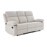 RELAXSOFA 3-Sitzer - melierter Stoff - Beige - LANA - Beige, Textil (191/98/95cm) - Vente-Unique