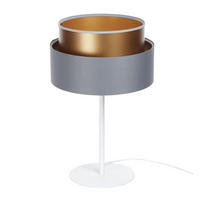 TISCHLAMPE Grau 30/45 cm - Braun, Kunststoff (30/0.7/45cm) - ONZENO