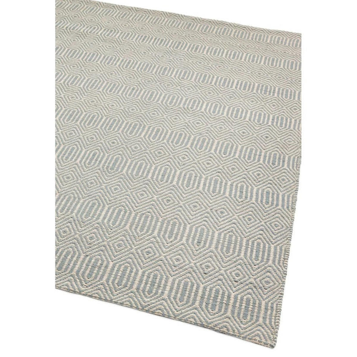 TEPPICH handgewebt Berber Wolle & Baumwolle SILWAN Blau 120 x 170 cm - Blau, Naturmaterialien (120/170cm) - Novatrend