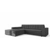 ECKSOFA Lusaka Mit Schlaffunktion - Anthrazit, Holzwerkstoff/Textil (292/198cm) - Fun Möbel