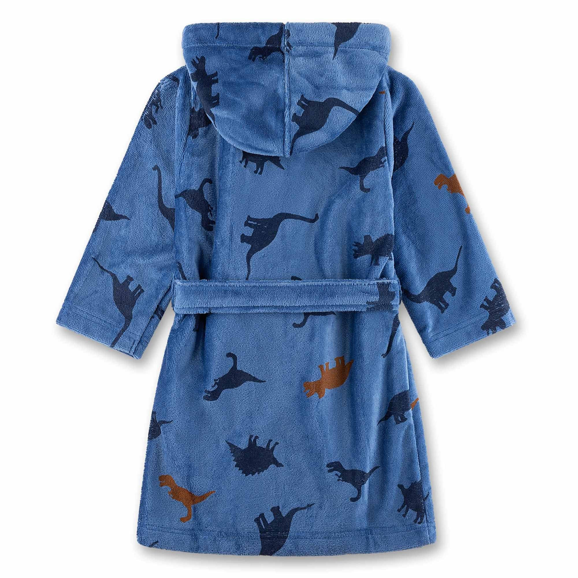BADEMANTEL Jungen Blau Baumwolle - Blau, Textil (140null) - Sanetta