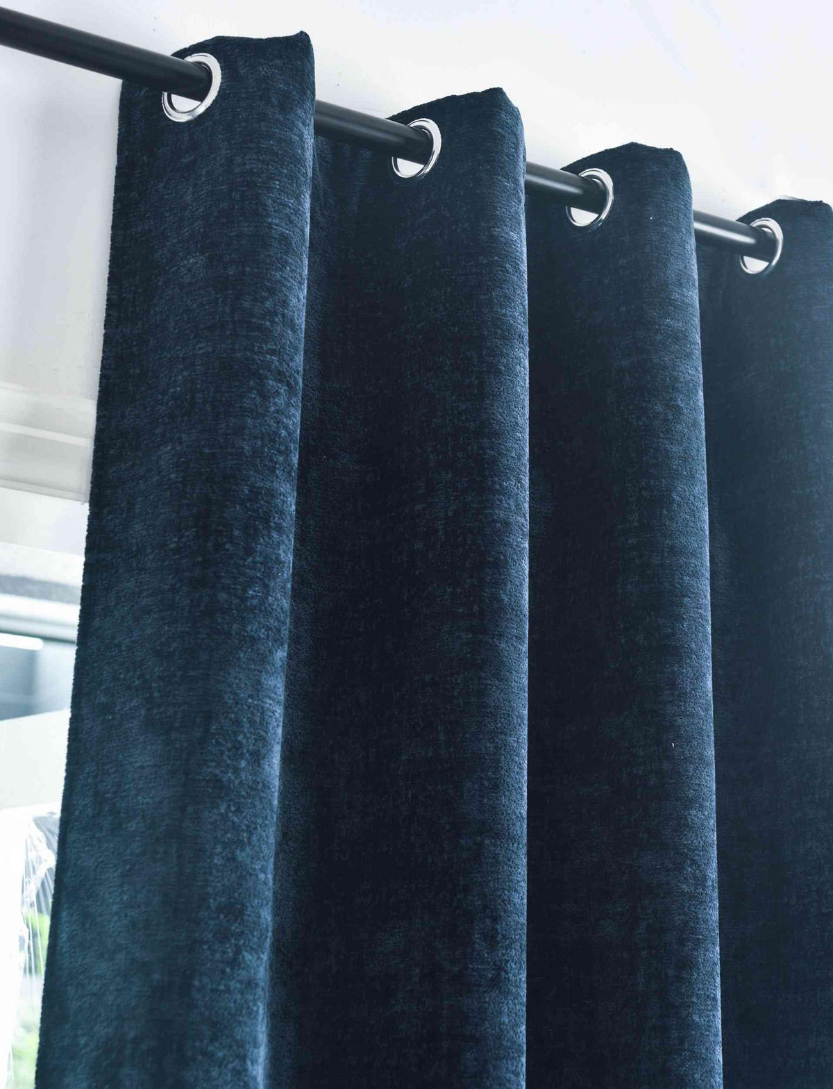 VORHANG 2ER SET »Nürnberg« HxB 245x135 cm Blau - Blau, Textil (135/245cm) - Gardinenbox
