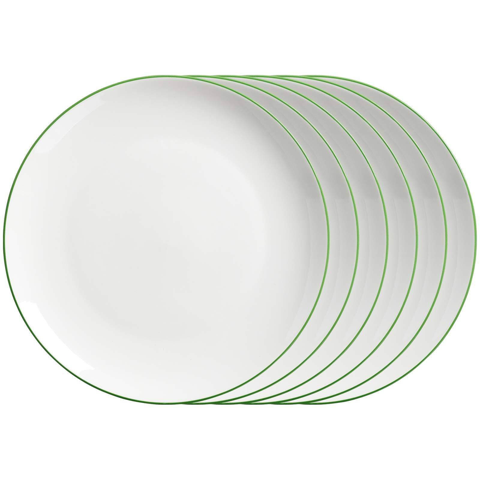 SPEISETELLER Adela grün ø 26,5 cm 6er Set - Grün, Keramik (26.5cm) - Ritzenhoff Breker