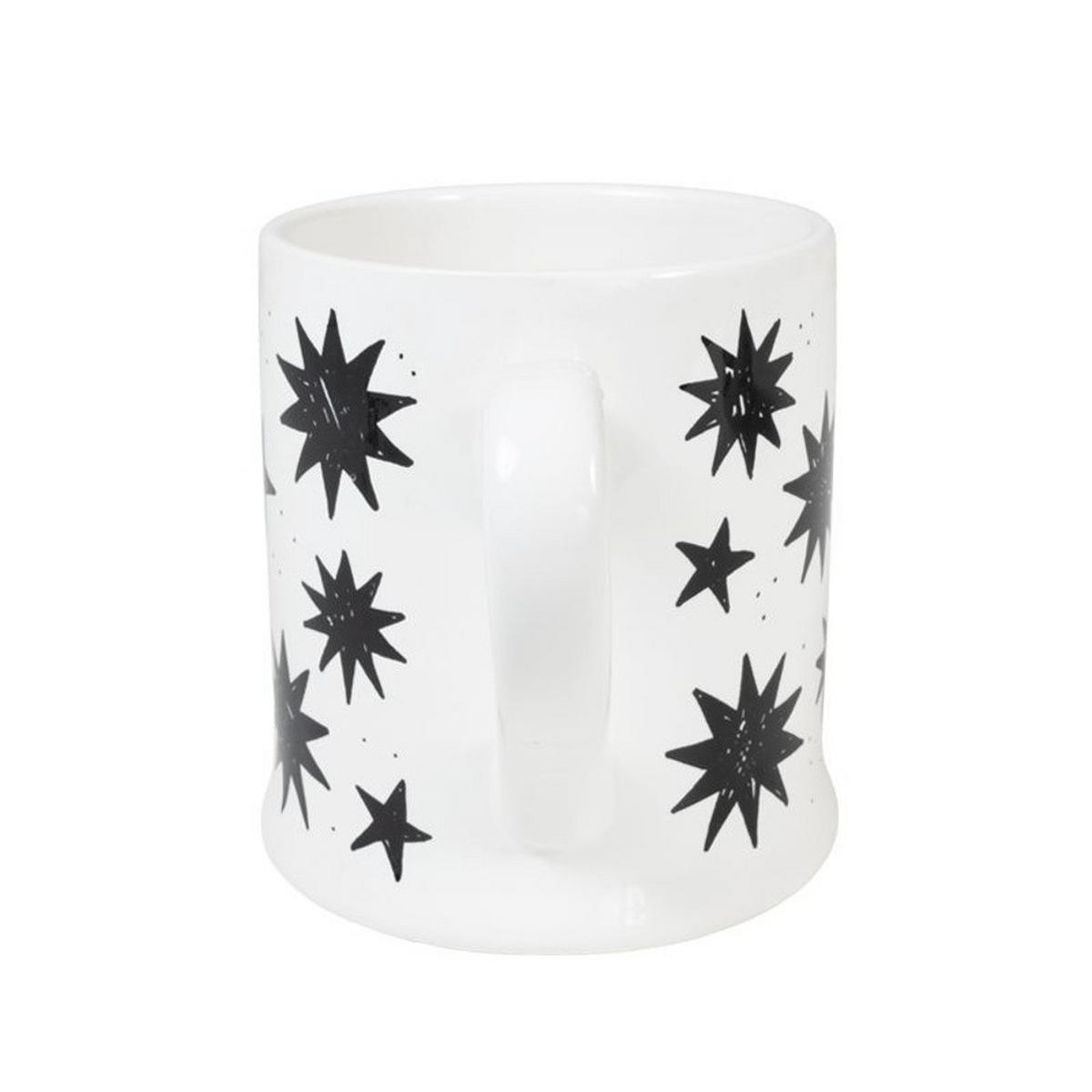 BECHER Sterne in Schwarz - 500 ml - Multicolor, Keramik (0.5L) - Blond Amsterdam