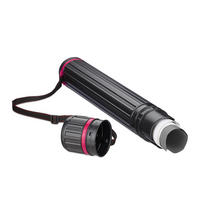 POSTERROLLE - Schwarz, Kunststoff (8/107/8cm) - Relaxdays