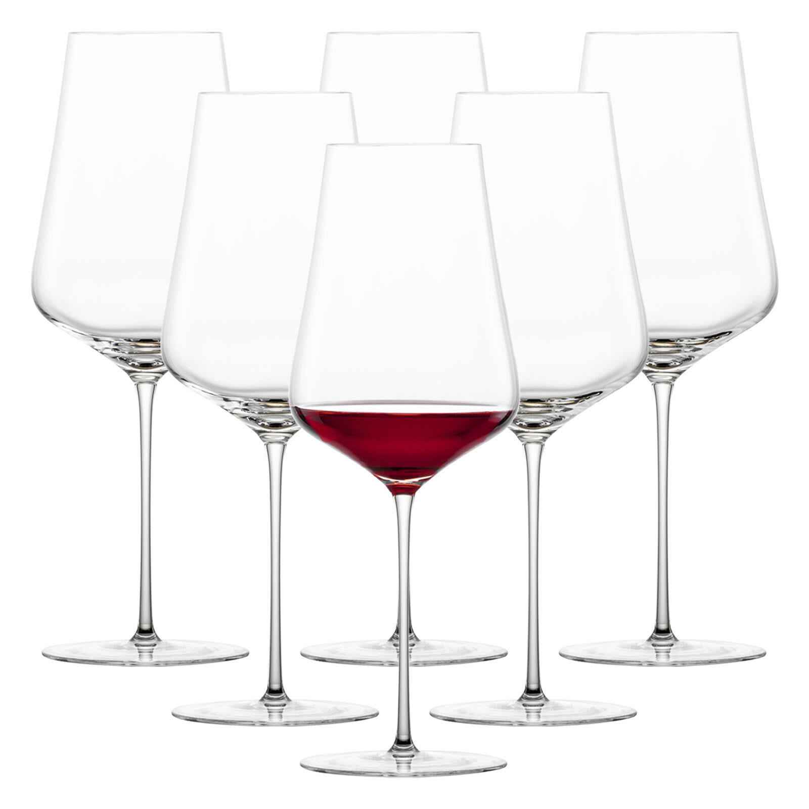BORDEAUX ROTWEINGLÄSER Duo transparent 729 ml 6er Set - Transparent, Glas (0.729L) - Zwiesel Glas
