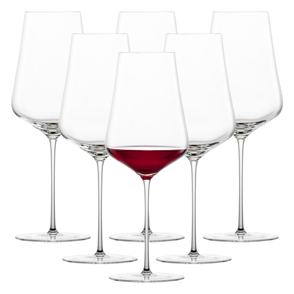 BORDEAUX ROTWEINGLÄSER Duo transparent 729 ml 6er Set - Transparent, Glas (0.729L) - Zwiesel Glas