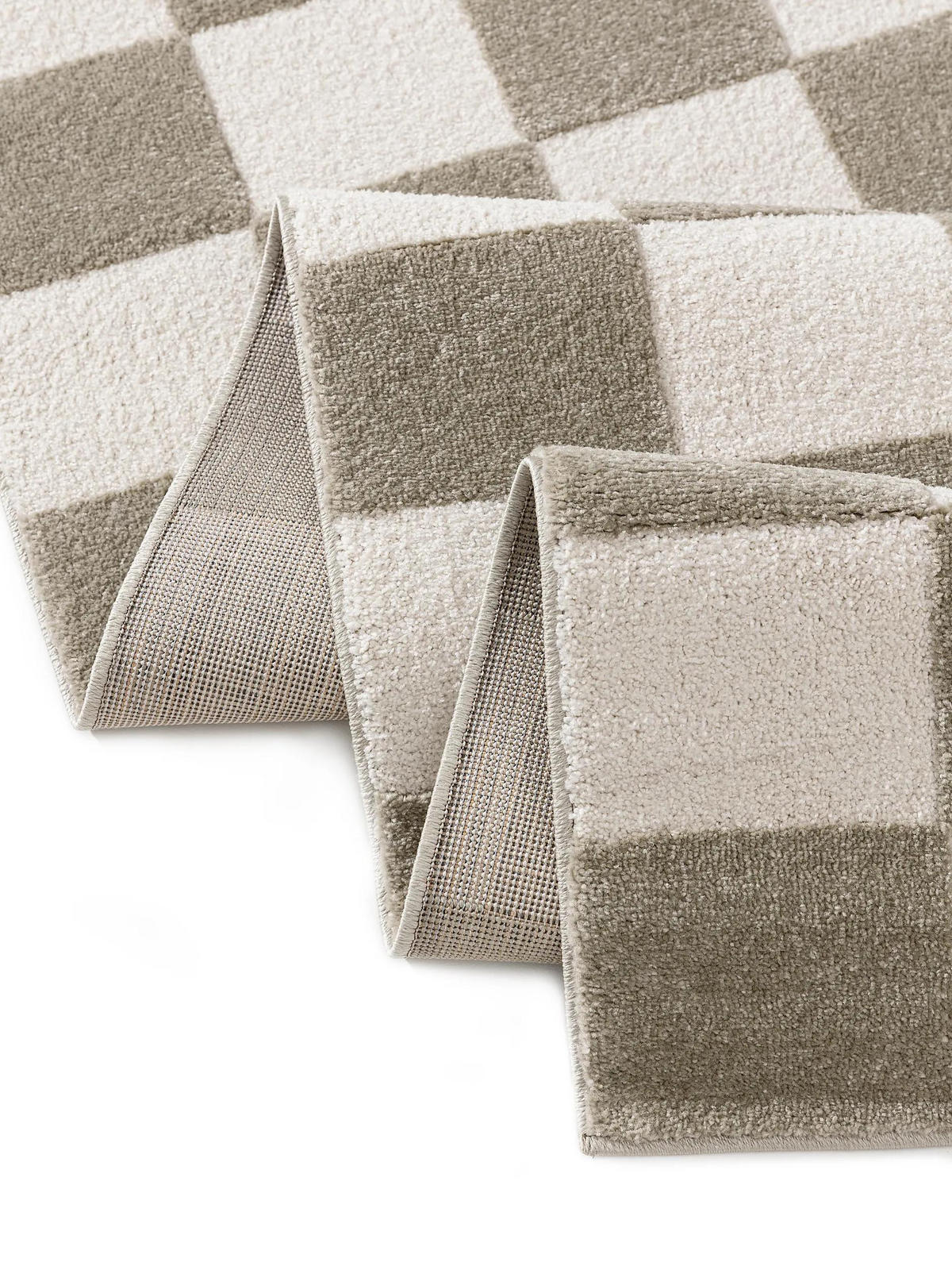 TEPIH Marta Zelena/Bijela 120x170 cm - zelena, tekstil/plastika (120/170cm) - benuta Pop