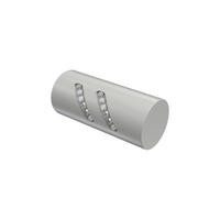 ENDSTÜCKE FÜR GARDINENSTANGEN 20 mm Ø, Zoena Weiß, Packung 2 Stück - Weiß, Metall (5.5/2.5/2.5cm) - INTERDECO