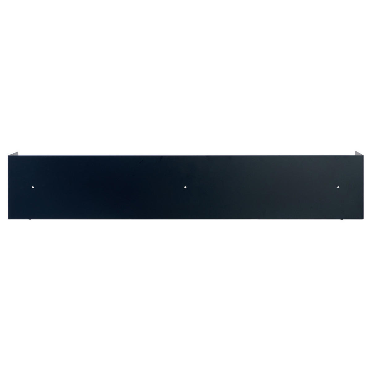 WANDBOARD - Echtholzfurnier - Tanne / Eisen - Schwarz, Holzwerkstoff/Metall (100/18/18cm) - home24