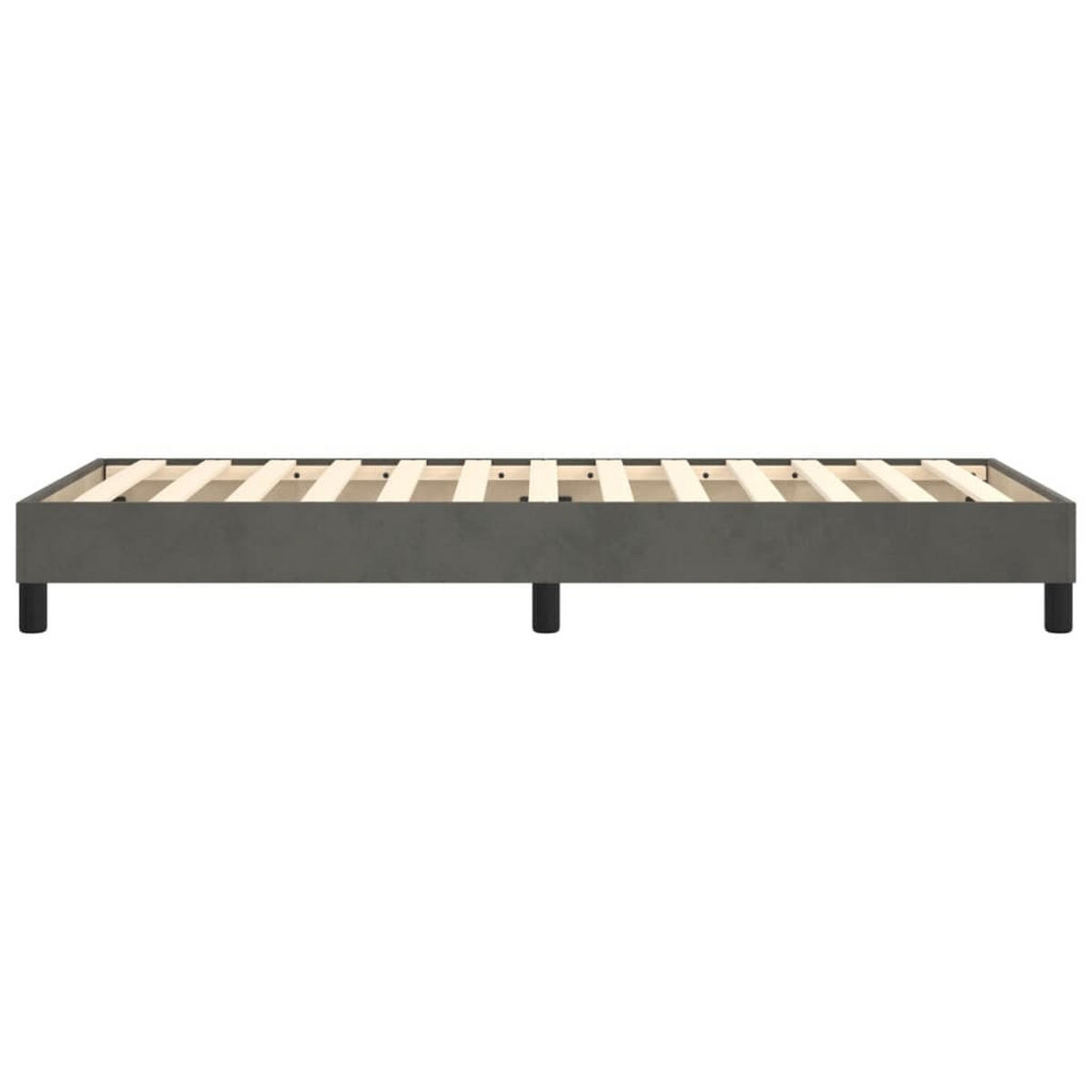 POLSTERBETT Quiring 100/203 cm - Grau, Holzwerkstoff (100/200cm) - Nettlife