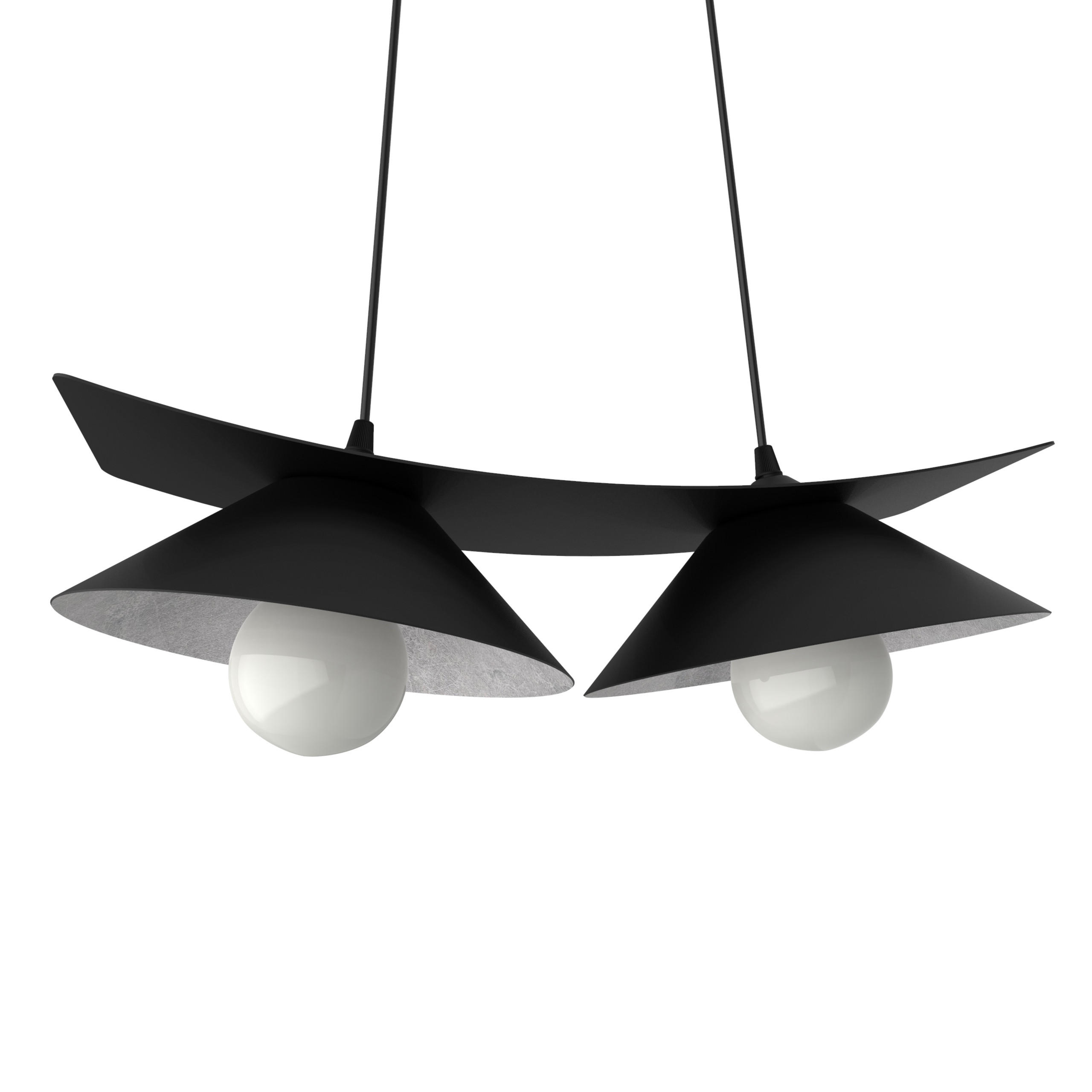 HÄNGELEUCHTE - Schwarz, Metall (70/25/16cm) - Lumicom