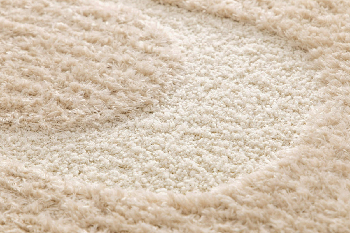 TEPPICH, Weicher, dicker mit Reliefeffekt beige - Beige, Textil (200/290cm) - AFK Living