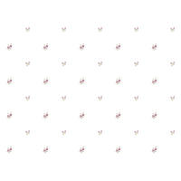 TAPETE Blumen 53 cm x 10 m - Weiß, Papier (53/0.1cm) - Sanders & Sanders
