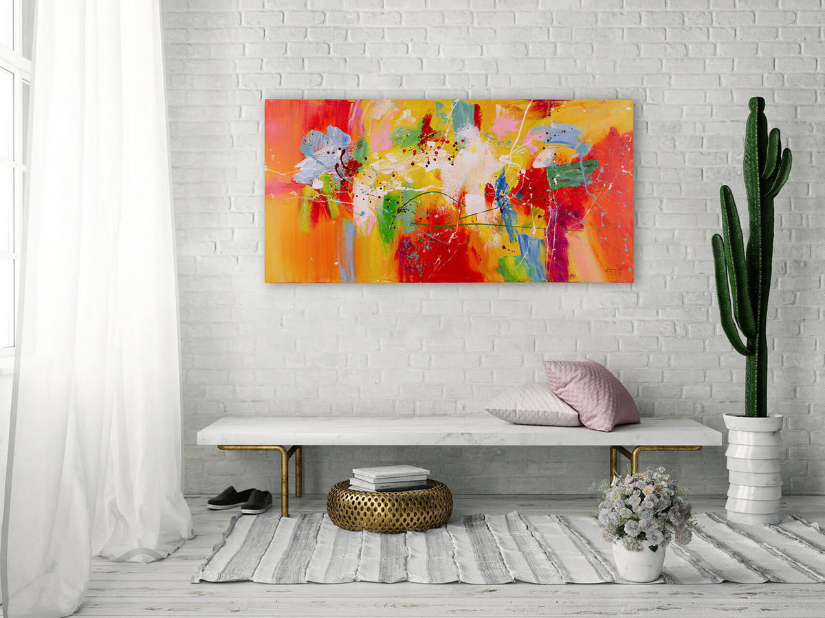 LEINWANDBILD 120/60 cm - Multicolor, Textil (120/60cm) - KUNSTLOFT